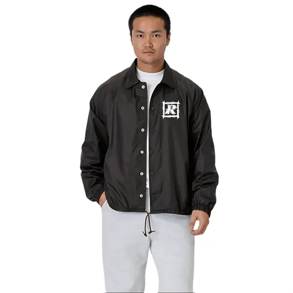 Nylon Raglan Coaches Unisex Jacket - Nylon Raglan Coaches Unisex Jacket - Image 0 of 5