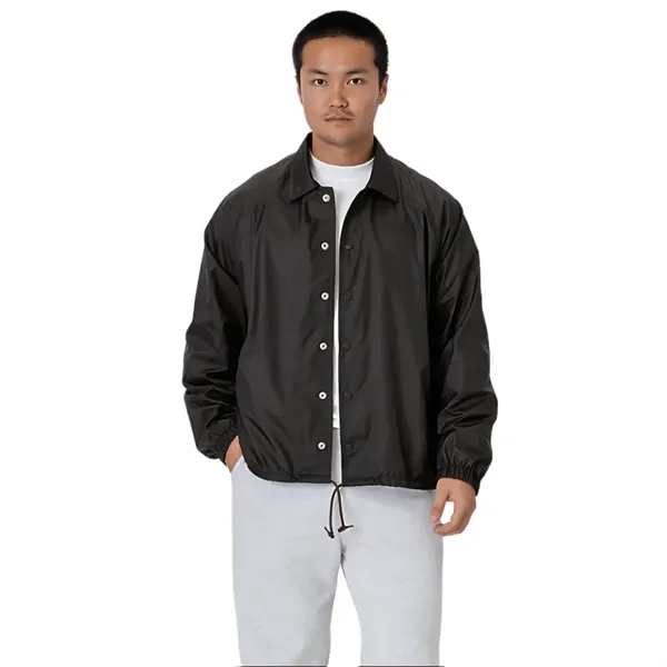 Nylon Raglan Coaches Unisex Jacket - Nylon Raglan Coaches Unisex Jacket - Image 1 of 5