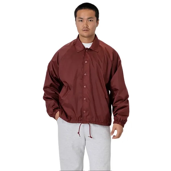 Nylon Raglan Coaches Unisex Jacket - Nylon Raglan Coaches Unisex Jacket - Image 5 of 5