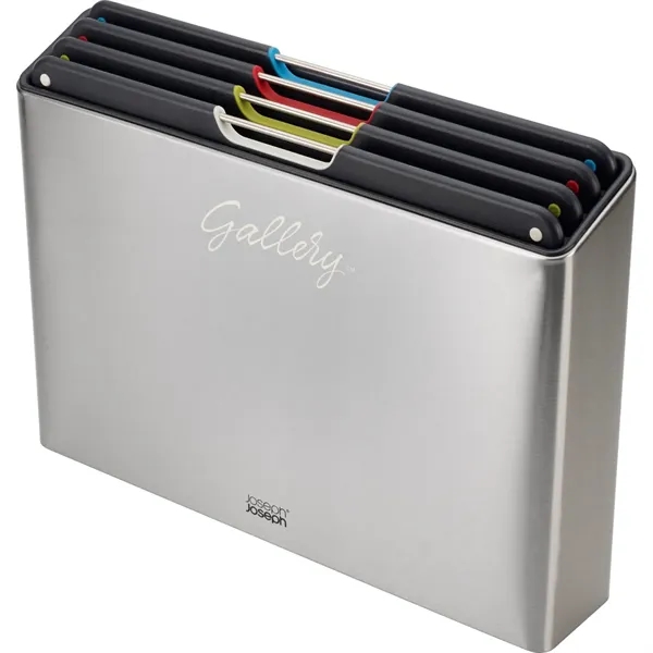 Joseph Joseph® Folio™ Steel 4-piece Cut Board Set - Joseph Joseph® Folio™ Steel 4-piece Cut Board Set - Image 0 of 2