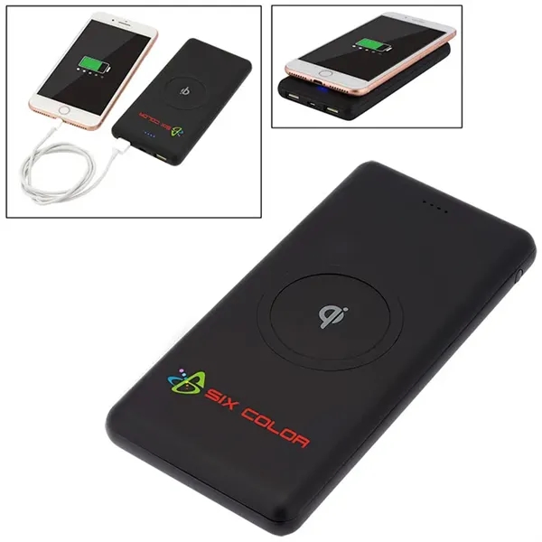 UL Certified Qi Ring Wireless Charger & Power Bank