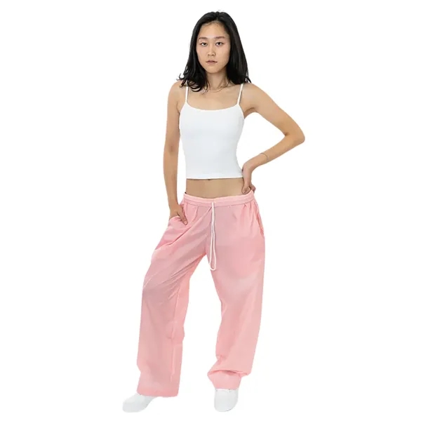 Wide Leg Nylon Taffeta Unisex Pants - Wide Leg Nylon Taffeta Unisex Pants - Image 4 of 13