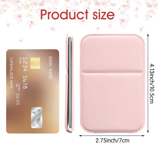 Portable PU Leather Folding Makeup Mirror - Portable PU Leather Folding Makeup Mirror - Image 1 of 5