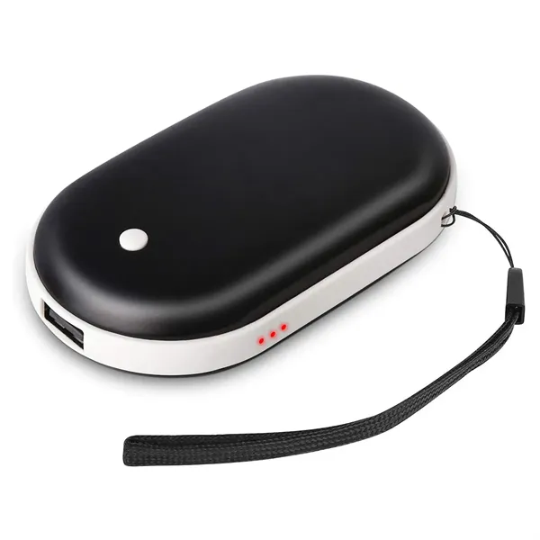 Rechargeable Lanyard Power Bank Hands Warmer - Rechargeable Lanyard Power Bank Hands Warmer - Image 0 of 3
