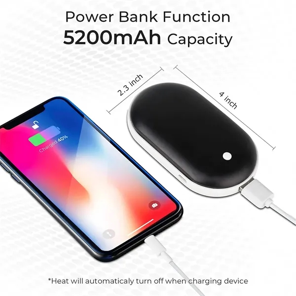 Rechargeable Lanyard Power Bank Hands Warmer - Rechargeable Lanyard Power Bank Hands Warmer - Image 1 of 3