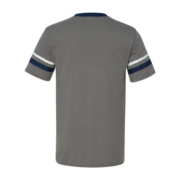 Augusta Sportswear V-Neck Jersey with Striped Sleeves - Augusta Sportswear V-Neck Jersey with Striped Sleeves - Image 19 of 72