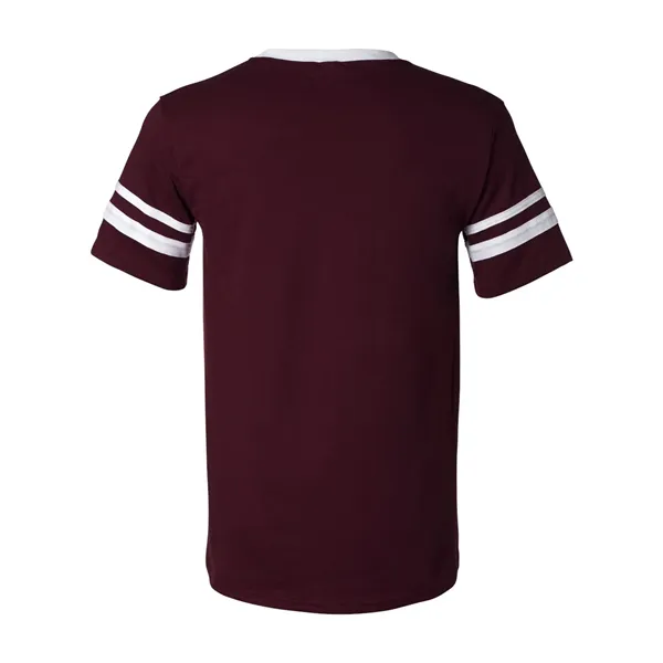 Augusta Sportswear V-Neck Jersey with Striped Sleeves - Augusta Sportswear V-Neck Jersey with Striped Sleeves - Image 38 of 72