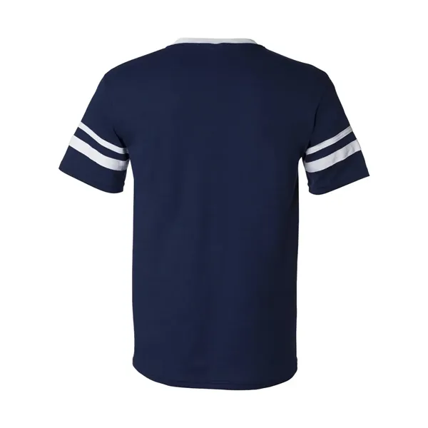 Augusta Sportswear V-Neck Jersey with Striped Sleeves - Augusta Sportswear V-Neck Jersey with Striped Sleeves - Image 43 of 72