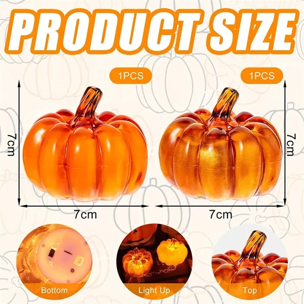 Halloween Autumn Decor Pumpkin Light - Halloween Autumn Decor Pumpkin Light - Image 3 of 4