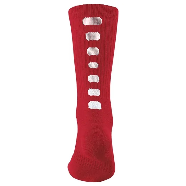 Augusta Sportswear Colorblocked Crew Socks - Augusta Sportswear Colorblocked Crew Socks - Image 9 of 12