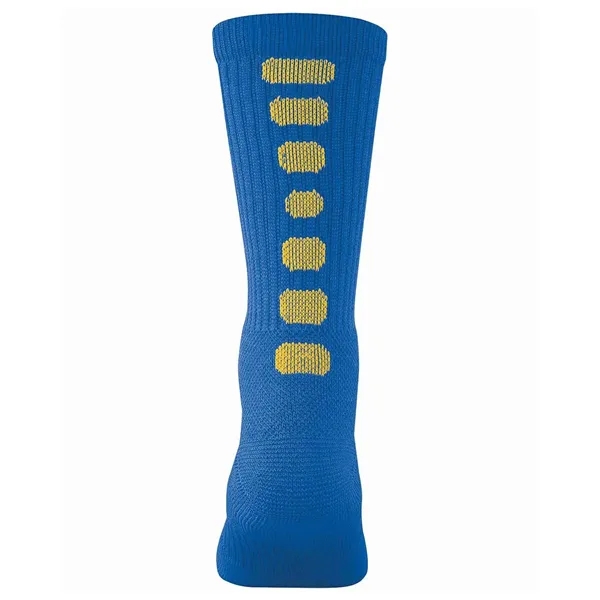 Augusta Sportswear Colorblocked Crew Socks - Augusta Sportswear Colorblocked Crew Socks - Image 10 of 12
