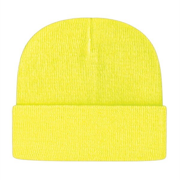 Custom Knit Cap with Cuff