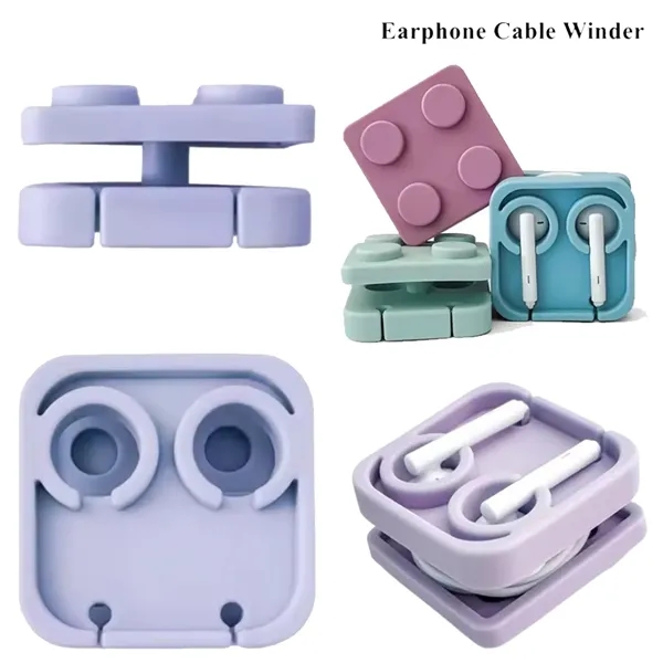Silicone Headphone Cable Organizer - Silicone Headphone Cable Organizer - Image 1 of 5