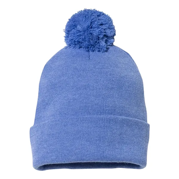 Sportsman 12" Pom-Pom Cuffed Beanie - Sportsman 12" Pom-Pom Cuffed Beanie - Image 29 of 52