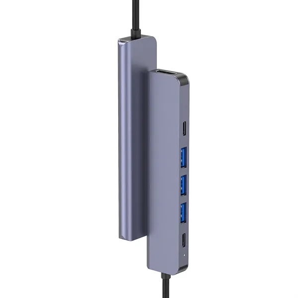 USB-C 6-in-1 Multiport Hub - USB-C 6-in-1 Multiport Hub - Image 3 of 6