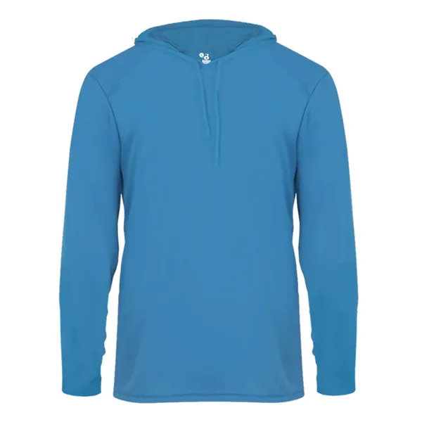 Badger Unisex B-Core Hooded Long Sleeve T-Shirt - Badger Unisex B-Core Hooded Long Sleeve T-Shirt - Image 7 of 31