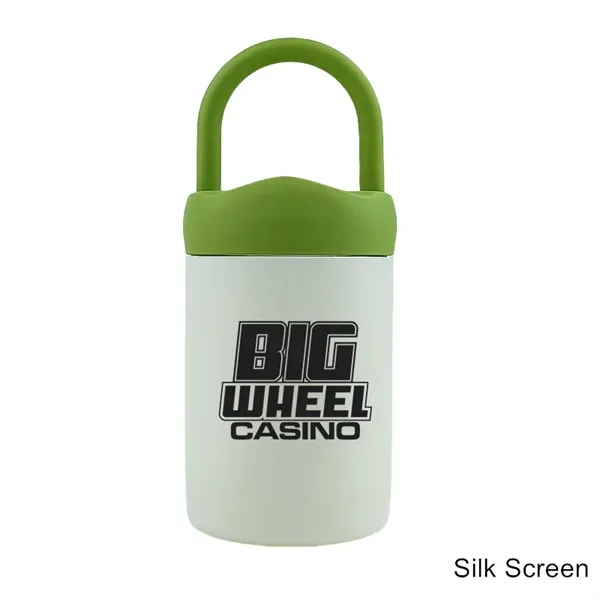 16 oz Portable Glass Cup with Handle & Phone Stand Lid - 16 oz Portable Glass Cup with Handle & Phone Stand Lid - Image 3 of 10