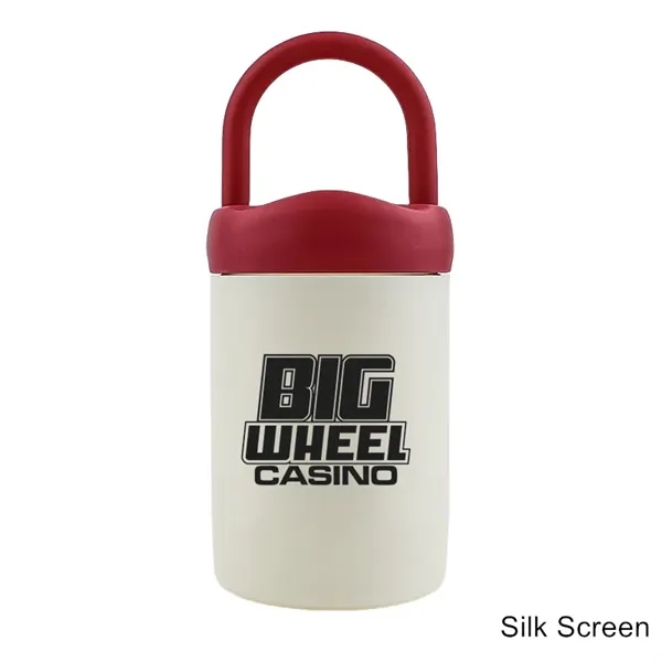 16 oz Portable Glass Cup with Handle & Phone Stand Lid - 16 oz Portable Glass Cup with Handle & Phone Stand Lid - Image 4 of 10