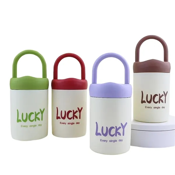 16 oz Portable Glass Cup with Handle & Phone Stand Lid - 16 oz Portable Glass Cup with Handle & Phone Stand Lid - Image 10 of 10