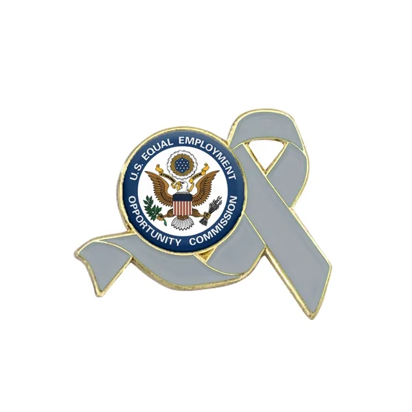 Awareness Ribbon Lapel Pins w/ Custom Logo - Awareness Ribbon Lapel Pins w/ Custom Logo - Image 9 of 16