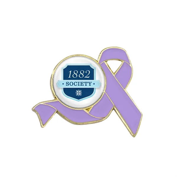 Awareness Ribbon Lapel Pins w/ Custom Logo - Awareness Ribbon Lapel Pins w/ Custom Logo - Image 11 of 16