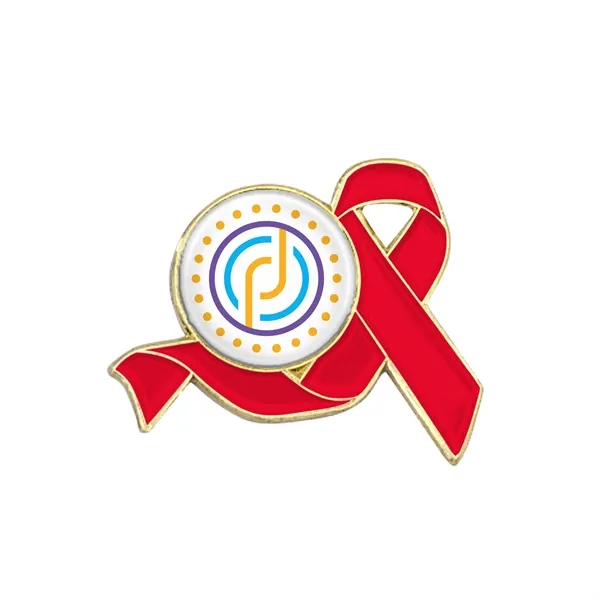 Awareness Ribbon Lapel Pins w/ Custom Logo - Awareness Ribbon Lapel Pins w/ Custom Logo - Image 14 of 16