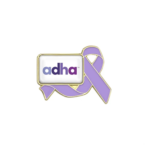 Awareness Ribbon Lapel Pins w/ Custom Logo - Awareness Ribbon Lapel Pins w/ Custom Logo - Image 11 of 16