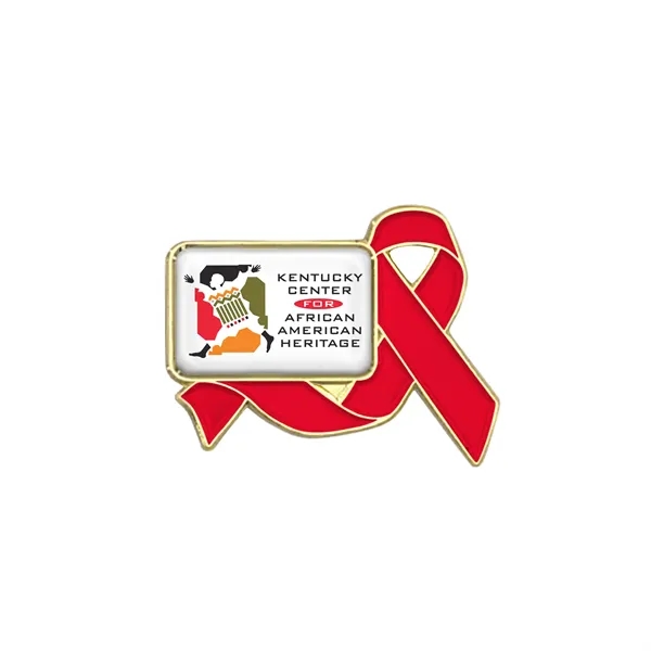 Awareness Ribbon Lapel Pins w/ Custom Logo - Awareness Ribbon Lapel Pins w/ Custom Logo - Image 14 of 16
