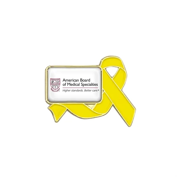 Awareness Ribbon Lapel Pins w/ Custom Logo - Awareness Ribbon Lapel Pins w/ Custom Logo - Image 16 of 16