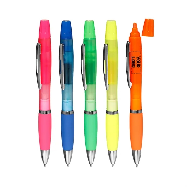 2-in-1 Highlighter Pen - 2-in-1 Highlighter Pen - Image 0 of 7