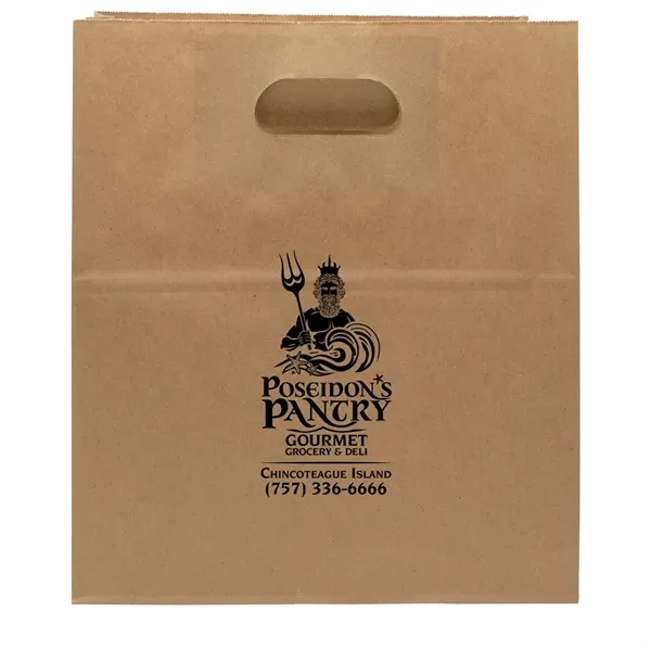 Kraft Die Cut Handle Bags - Kraft Die Cut Handle Bags - Image 1 of 2