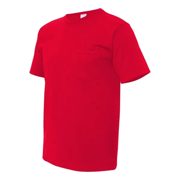 Bayside Unisex USA-Made Midweight Pocket T-Shirt - Bayside Unisex USA-Made Midweight Pocket T-Shirt - Image 16 of 23