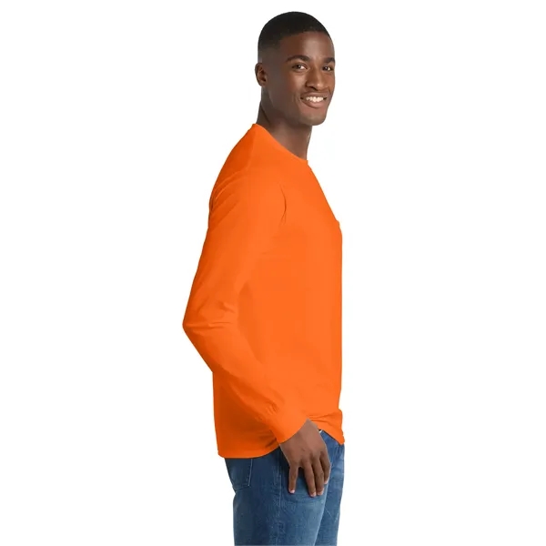 Port & Co Long Sleeve Essential Pocket Tee. - Port & Co Long Sleeve Essential Pocket Tee. - Image 54 of 59