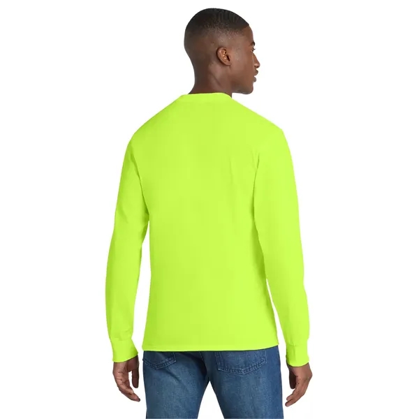Port & Co Long Sleeve Essential Pocket Tee. - Port & Co Long Sleeve Essential Pocket Tee. - Image 58 of 59