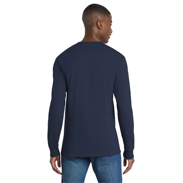 Port & Co Tall Long Sleeve Essential Pocket Tee. - Port & Co Tall Long Sleeve Essential Pocket Tee. - Image 36 of 49