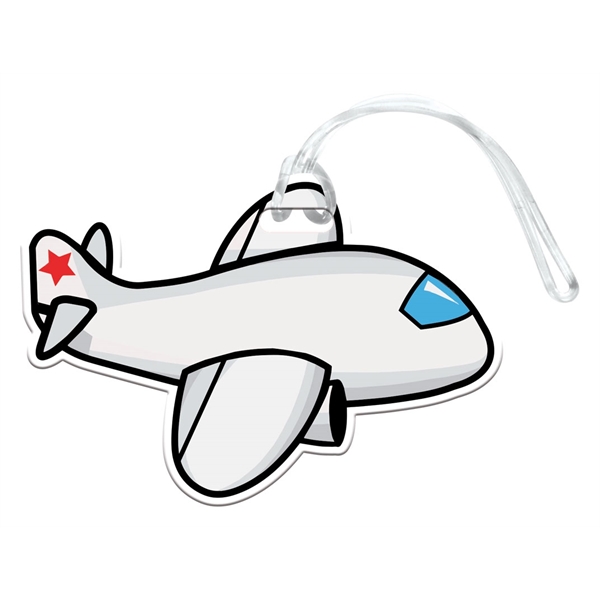 Airplane Luggage Tag - Airplane Luggage Tag - Image 1 of 4