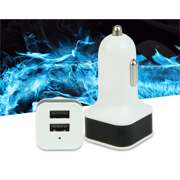 Opening gift square multi-function dual USB car charger - Opening gift square multi-function dual USB car charger - Image 0 of 1