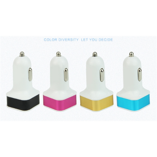 Opening gift square multi-function dual USB car charger - Opening gift square multi-function dual USB car charger - Image 1 of 1