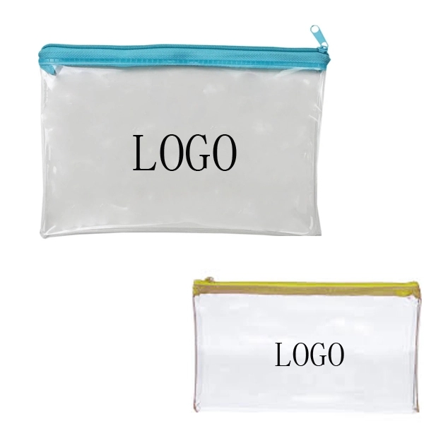 Clear Zippered Pencil Pouch - Clear Zippered Pencil Pouch - Image 0 of 0