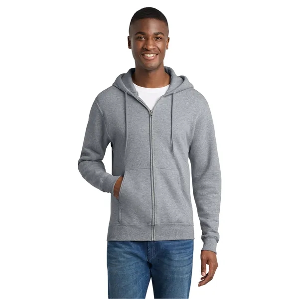 Port & Co Core Fleece Full-Zip Hooded Sweatshirt. - Port & Co Core Fleece Full-Zip Hooded Sweatshirt. - Image 0 of 159