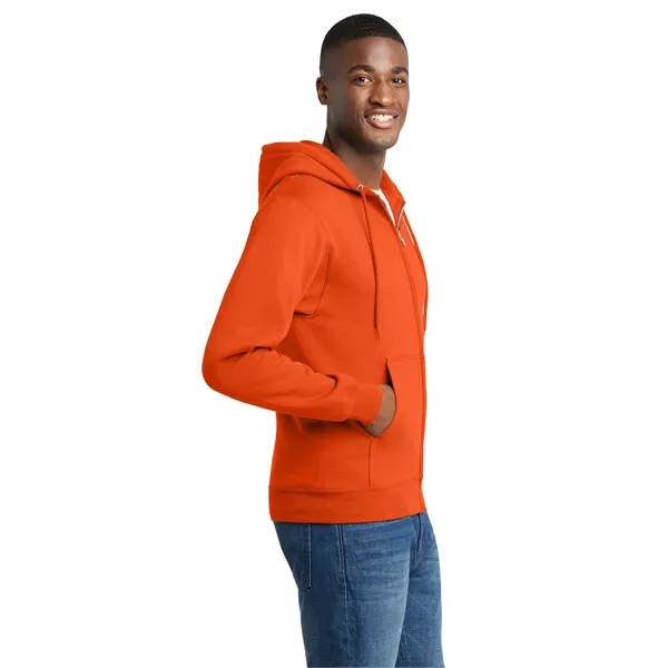 Port & Co Core Fleece Full-Zip Hooded Sweatshirt. - Port & Co Core Fleece Full-Zip Hooded Sweatshirt. - Image 67 of 159