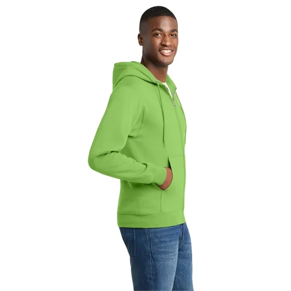 Port & Co Core Fleece Full-Zip Hooded Sweatshirt. - Port & Co Core Fleece Full-Zip Hooded Sweatshirt. - Image 82 of 159