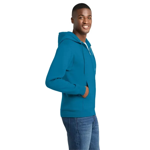 Port & Co Core Fleece Full-Zip Hooded Sweatshirt. - Port & Co Core Fleece Full-Zip Hooded Sweatshirt. - Image 87 of 159