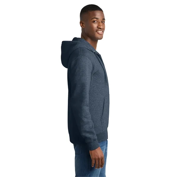 Port & Co Core Fleece Full-Zip Hooded Sweatshirt. - Port & Co Core Fleece Full-Zip Hooded Sweatshirt. - Image 128 of 159