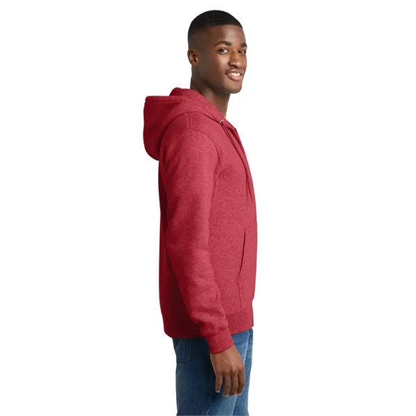 Port & Co Core Fleece Full-Zip Hooded Sweatshirt. - Port & Co Core Fleece Full-Zip Hooded Sweatshirt. - Image 133 of 159