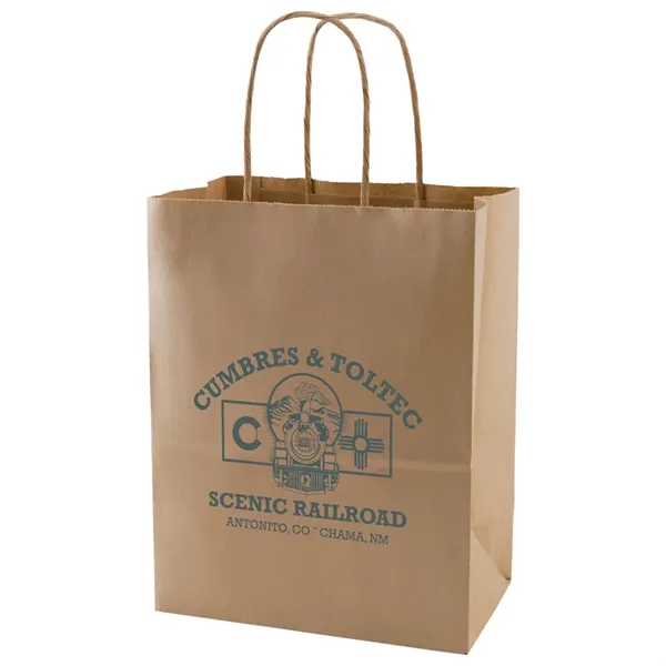 Recycled Natural Kraft Paper Shopper - Recycled Natural Kraft Paper Shopper - Image 0 of 1