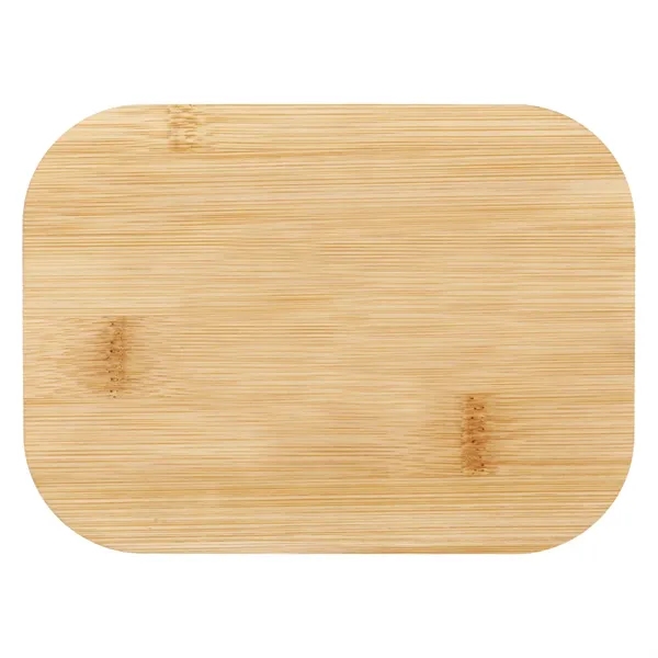 Glass Food Container w/Bamboo Lid - Glass Food Container w/Bamboo Lid - Image 2 of 2