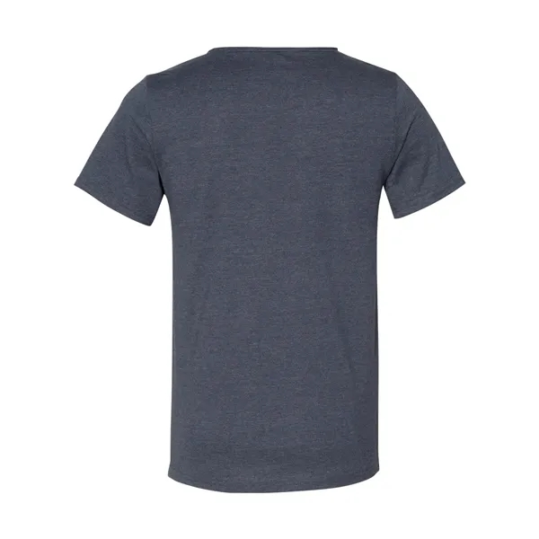 BELLA + CANVAS Unisex Raw Neck Tee - BELLA + CANVAS Unisex Raw Neck Tee - Image 6 of 6