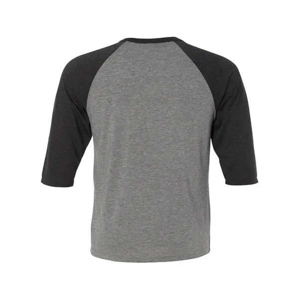 BELLA + CANVAS Toddler Three-Quarter Sleeve Baseball Tee - BELLA + CANVAS Toddler Three-Quarter Sleeve Baseball Tee - Image 2 of 10