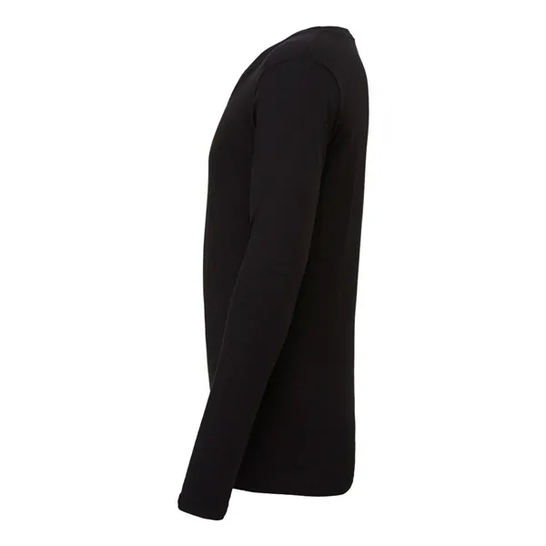 BELLA + CANVAS Unisex Long Sleeve V-Neck Tee - BELLA + CANVAS Unisex Long Sleeve V-Neck Tee - Image 2 of 21